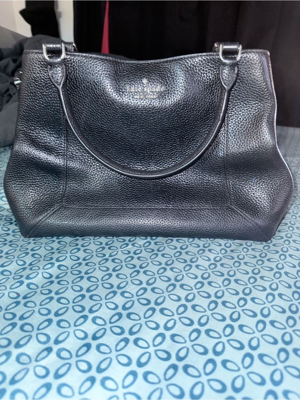 kate spade Black Pebbled Leather Shoulder Bag